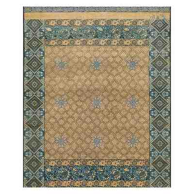 Mahtab Hand Knotted Woollen And Silk Rug